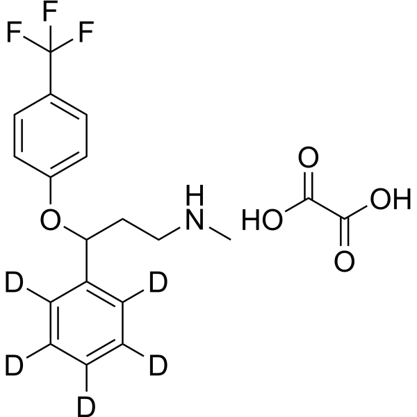 (±)-Fluoxetine-dd5 Oxalate (phenyl-dd5) 1219804-82-6